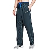 CENFOR Men's Sweatpants with Pockets Open Bottom Workout Pants, for Athletic, Jogging, Training, Casual