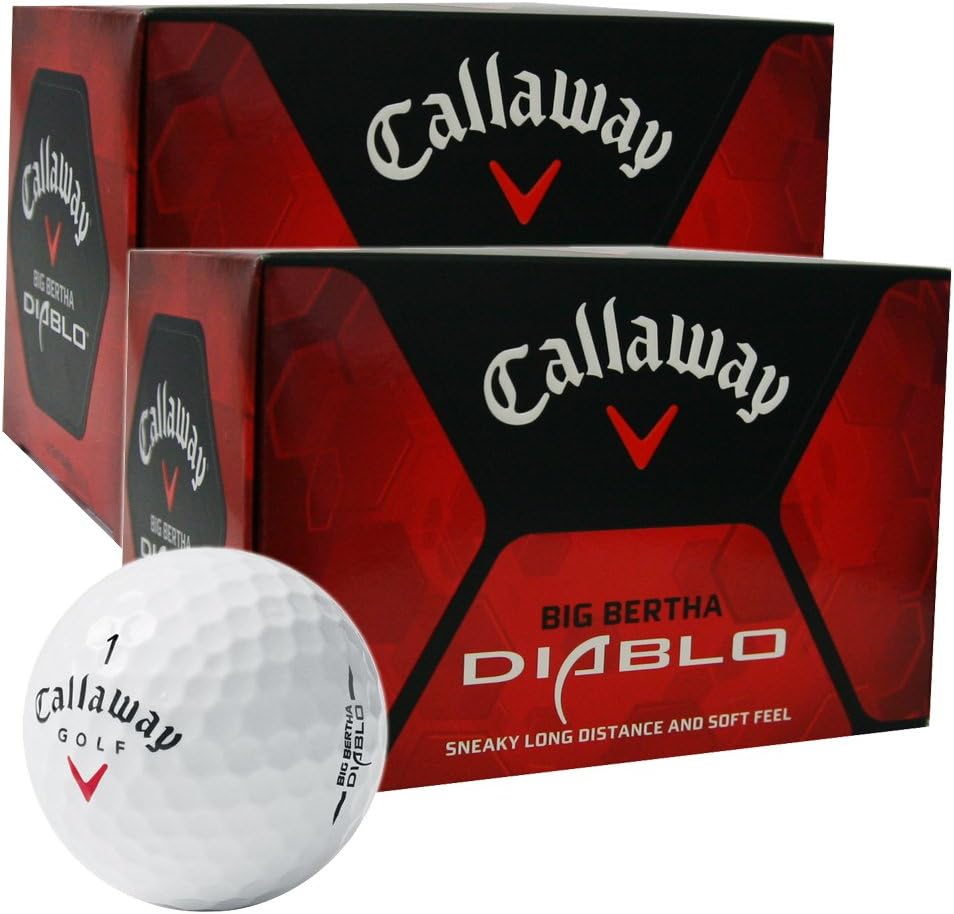 Callaway Big Bertha Diablo 1Dozen Golf Balls, Standard Balls Amazon