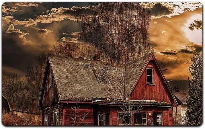 Amazon Com Yoliyana Scenery Decor Stylish Doormat Scary Horror