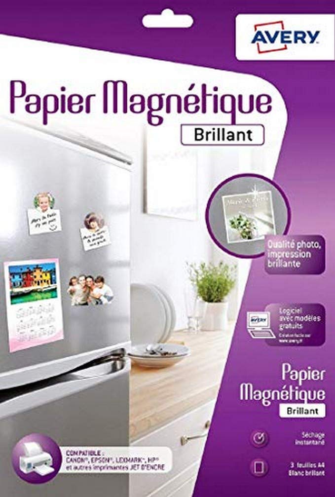 3 Sheets of Magnetic Paper