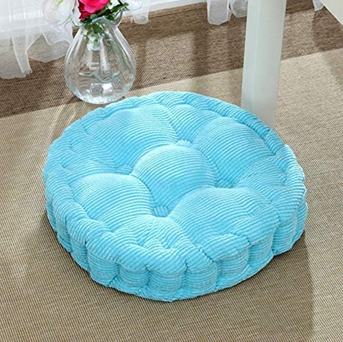 Round Seat Pads - Ideal For Prolonged Sitting - Ideal Seat Cushion For Daily Use-BlueB 43cm(17inch)