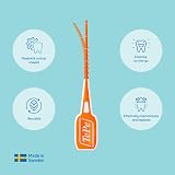 TePe EasyPick Toothpicks Orange ISO XS-S 36pcs with Travel Case view 7