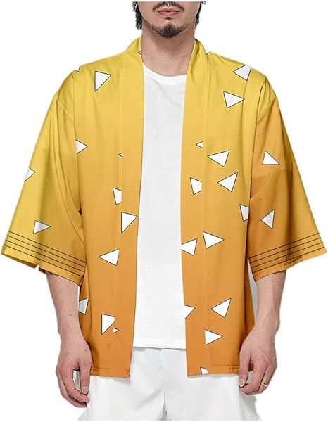 Amazon Co Jp 変装 仮装 プレゼント 祭り仮装 衣装 アニメ ピンクの古典柄 羽織 五分袖 薄手 着物 花柄 和服 浴衣 和風 春夏秋 トップス アウター イベント 花火大会 お祭り おしゃれ Xl 我妻善逸 ホビー