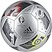 adidas Performance Euro 16 Glider Soccer Ball, Silver Metallic Grey/Night Metallic/Matte Silver/Dark Grey, Size 4