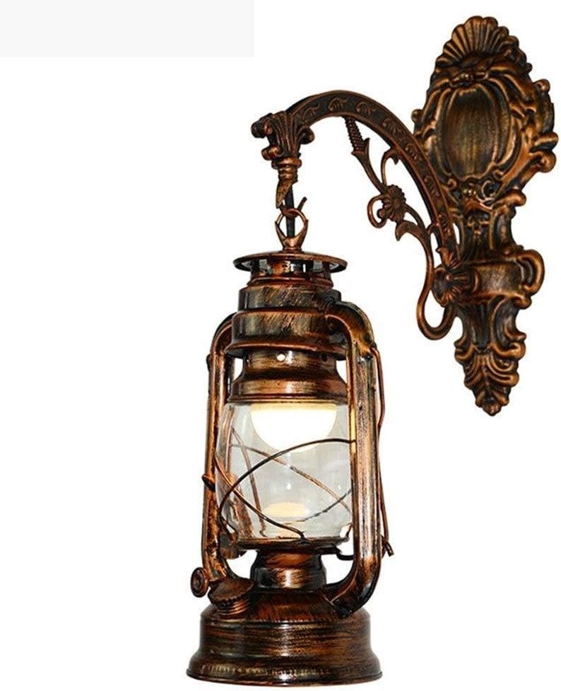Lámparas y apliques de pared LED Linterna de la vendimia pared retro