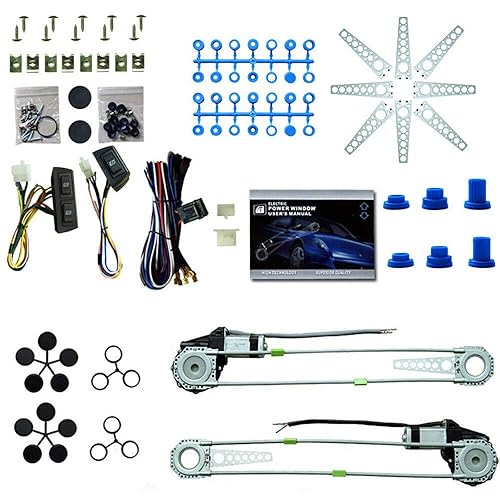 12V/24V Universal 2 Door Electric Power Window Lift Regulator