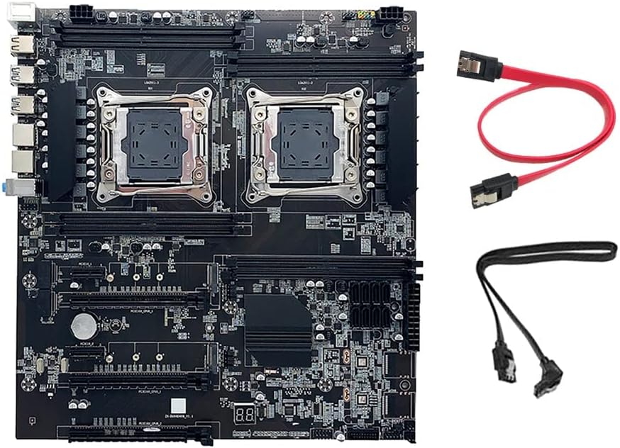 Lodokdre X99 Dual Socket LGA2011-3 Motherboard DDR4 ECC RAM 8xSATA2.0 E-ATX