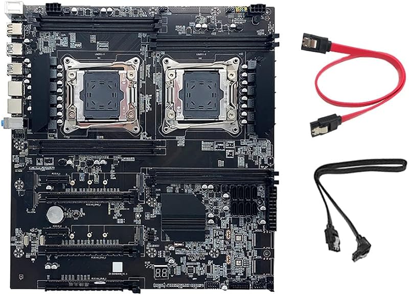 Lodokdre X99 Dual Socket LGA2011-3 Motherboard DDR4 ECC RAM 8xSATA2.0 E-ATX