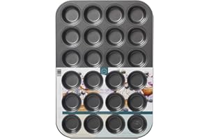 Chicago Metallic - Bakeware Professional Non-Stick 24 Cup Mini Muffin Pan, Grey