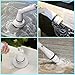 Homitt Electric Spin Scrubber Power Brush Shower Scrubber, Cordless and Handheld Bathroom Scrubber with 3 Replaceable Cleaning Brush Heads, High Rotation for Cleaning Floor, Sink, Tile and Tub