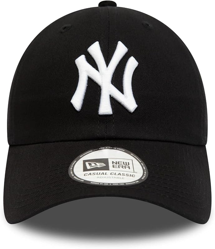 New York Yankees MLB League Essential Black 9Twenty Casual Classics Cap - One-Size