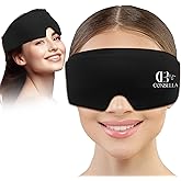 Cooling Eye Mask for Puffy Eyes, Gel Eye Mask, Cold Compress for Puffiness, Migraines, Headache, Dark Circles, Reusable, Flexible, Cooling Sleep Mask Long-Lasting Comfort for Men Women