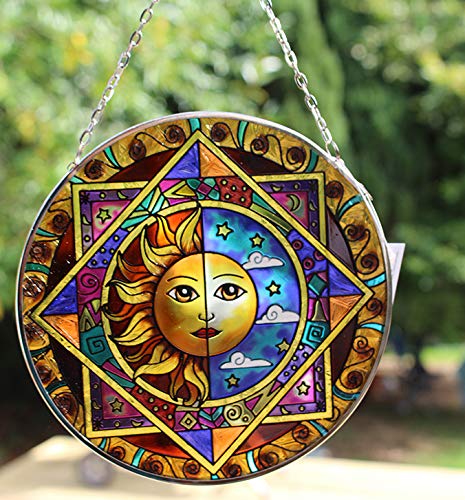 Thorness Sun and moon eclipse glass sun catcher - Thumbnail 2