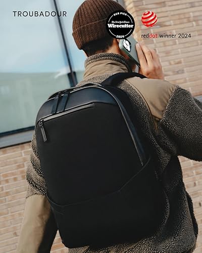 Troubadour Apex Premium Laptop Backpack Ergonomic Water  Resistant Designed for Work and Travel