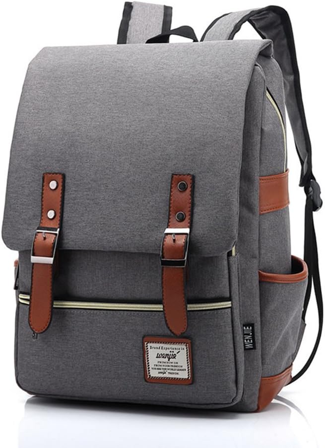 UGRACE Slim Business Laptop Backpack Elegant Casual Daypacks Outdoor Sports Rucksack School Shoulder Bag for Men Women,Unique Travelling Backpack Fits up to 15.6Inch Macbook (Grey)