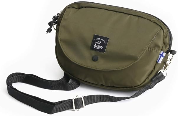 Amazon Joknet ショルダーバッグ レディース メンズ 斜めがけ クリアポケット サコッシュ バッグ 旅行 スマホポーチ カーキ F 斜めかけバッグ