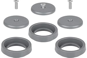 KANONEY 3 Pack Pre-Rinse Spray Valve Repair Kit for Most Commercial Kitchen Sink Faucet Dish Sprayer 1.42 GPM Spray Face Bumper and Screw Repair Part, Grey