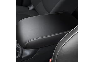 Center Console Armrest Cover Compatible with Toyota RAV4 2023 2022 2021 2020 2019 and 2021-2023 RAV4 Prime PU Leather Arm Res