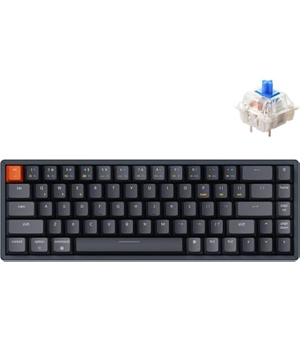 Amazon.com: Keychron K6 Mechanical Keyboard 65% Compact 68 Key