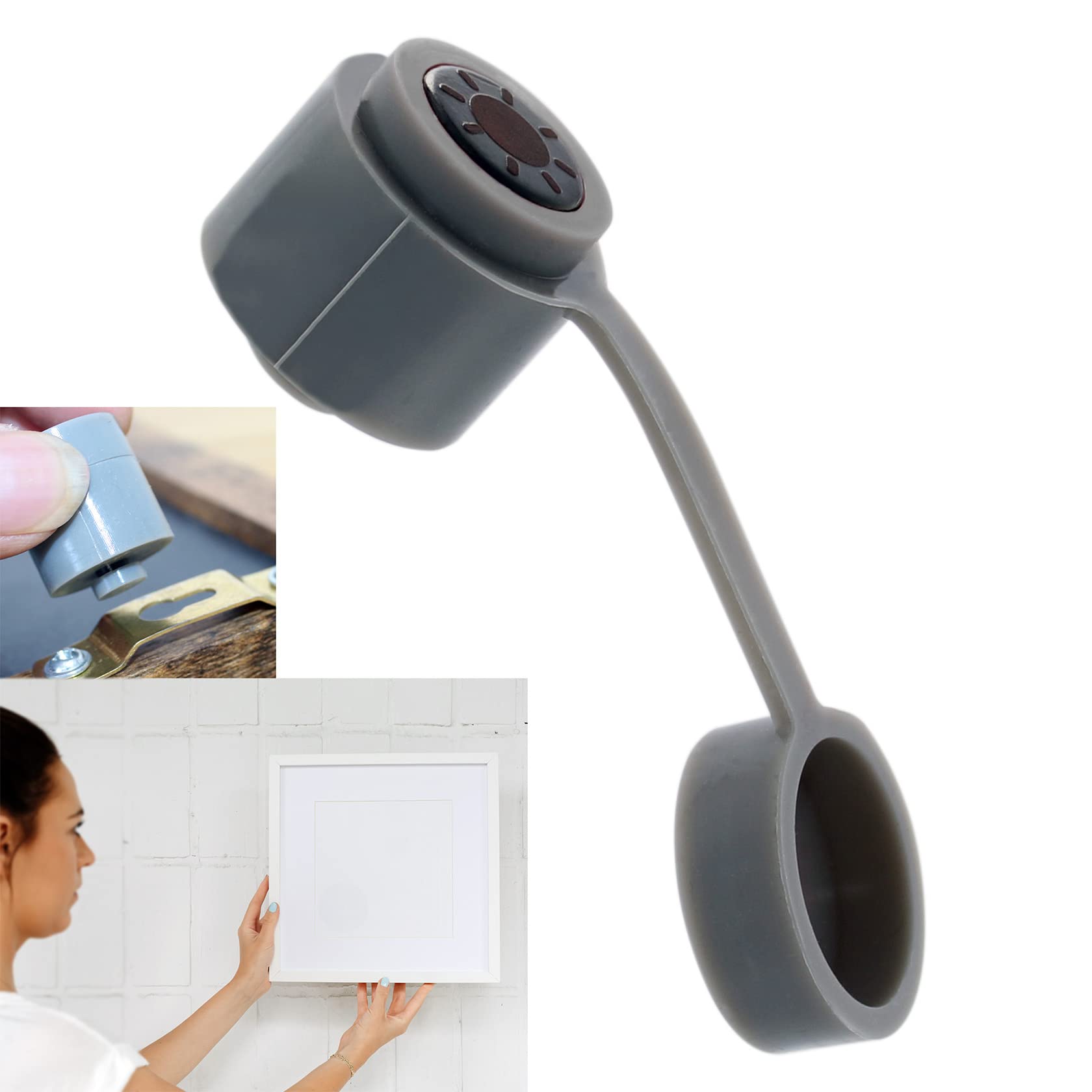 Picture Hanging Fastener Locations Marked and Leveling Tool Kit