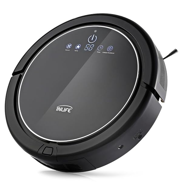 INLIFE Robotic Vacuum Cleaner SelfCharging Floor Cleaner with Drop