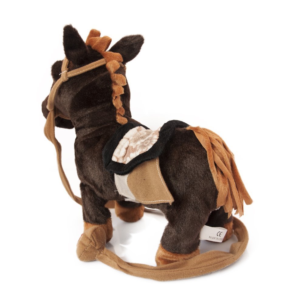 Walking Horse Pony Musical Singing Toy Plush Battery Operated Horse for
