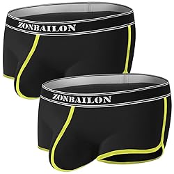 ZONBAILON Mens Sexy Bulge Enhancing Briefs Boxer