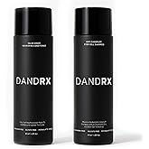 DANDRX Anti-Dandruff Shampoo and Conditioner with 2% Pyrithione Zinc & Stem Cells, Extra Strength for Flaky, Itchy, Oily & Dry Scalp Treatment, Fragrance Free, Color Safe, Sulfate Free