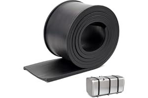 JERBOR 4 inches Fuel Tank Strap Isolator, 6 feet, Fits for semi trucks, Rubber Seal for Fuel Tank Strap Isolator