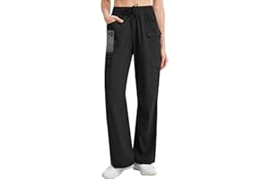 KPSUN Women's Cargo Hiking Pants Lightweight Casual Quick Dry Straight Leg Camping Travel Pant for Work Golf with Multi-Pocket