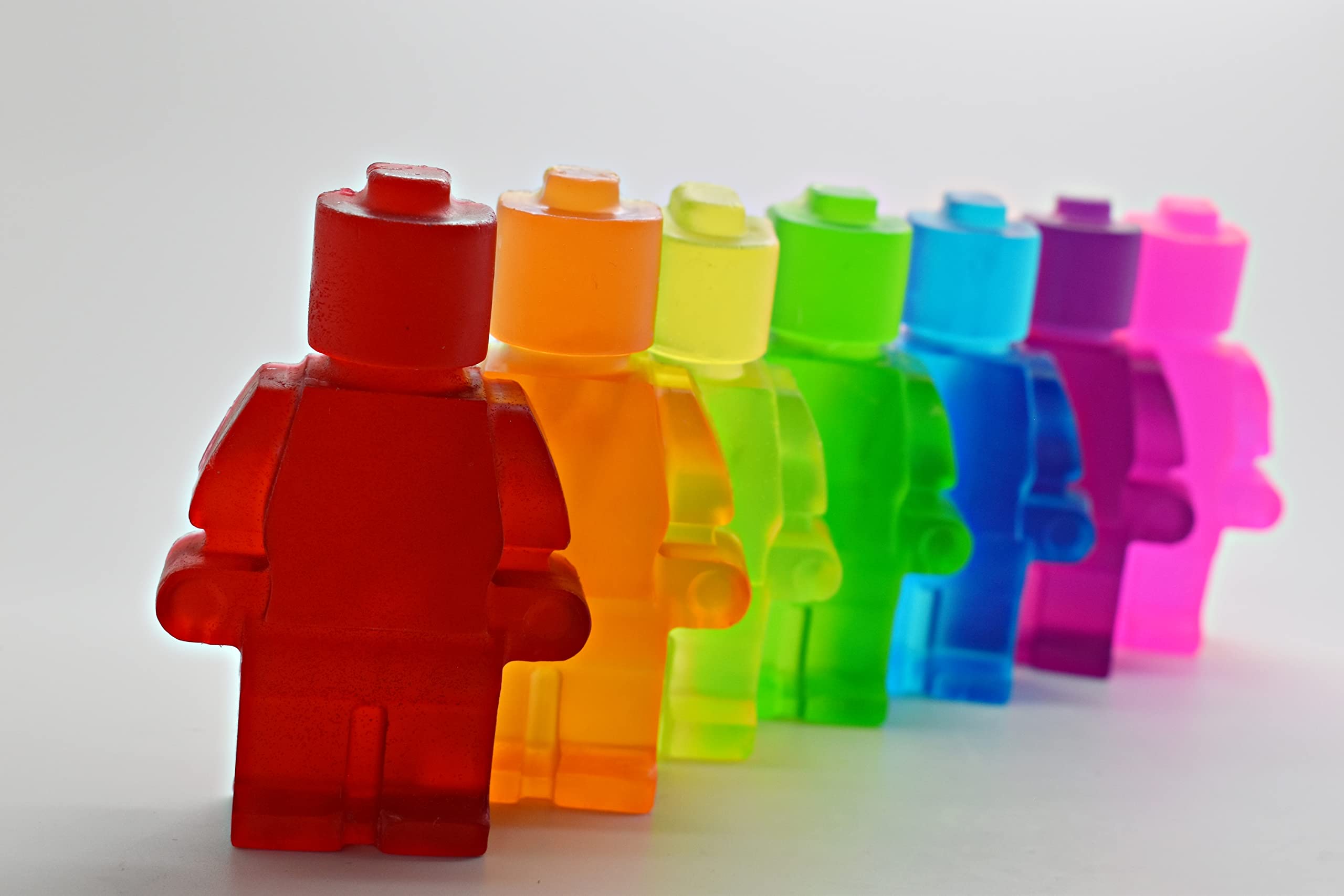 Robot Man Soap - Stocking Fillers/Gifts Boy Girl - Vegan (Blue - Jellybean)