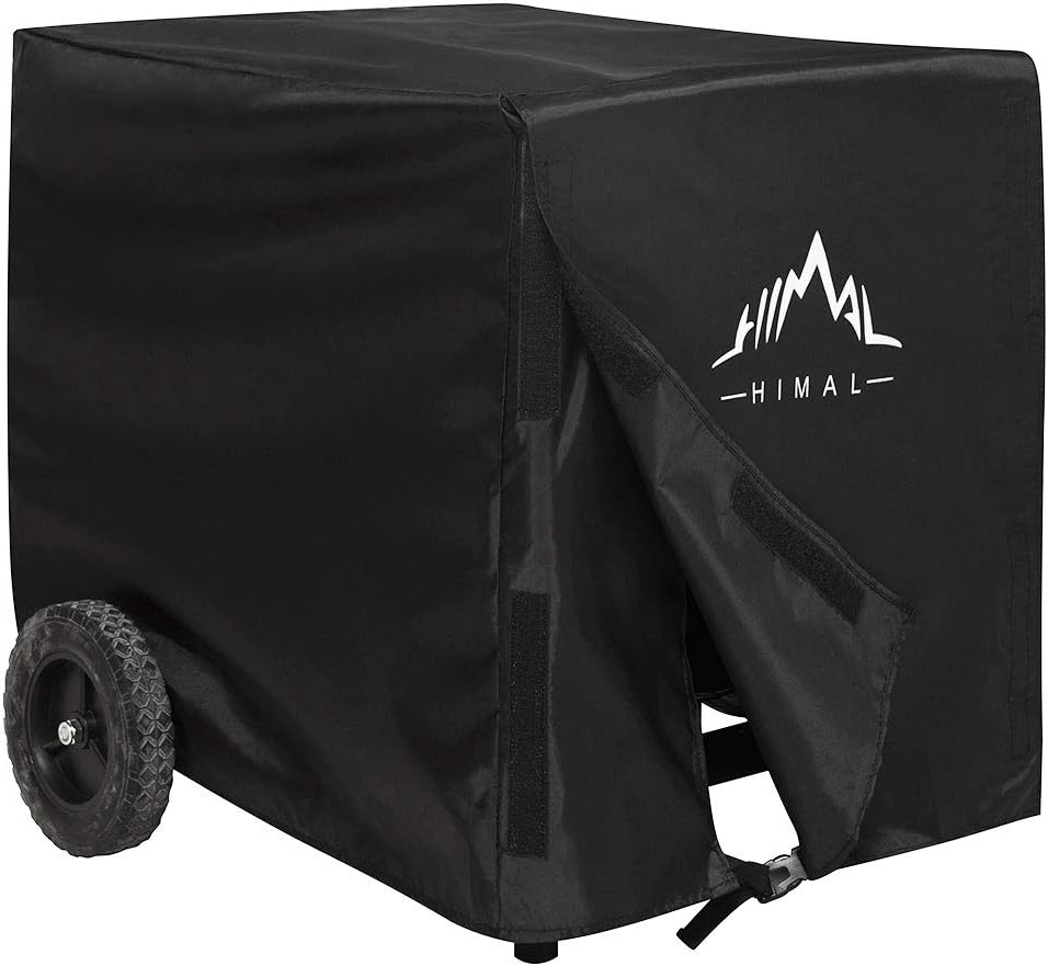 Himal Weather/UV Resistant Generator Cover 32 x 24 x 24 inch,for Universal Portable Generators 5000-10,000 Watt, Black