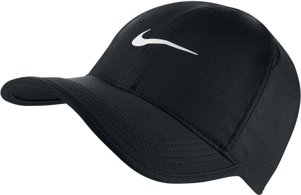 nike black featherlight cap