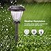 SUNWIND Solar Pathway Lights Outdoor Waterproof Glass Landscape Lights 6-Pack Warm White LED for Garden,Path,Patio Yard,Walkway and Driveway (Bronze Metal)