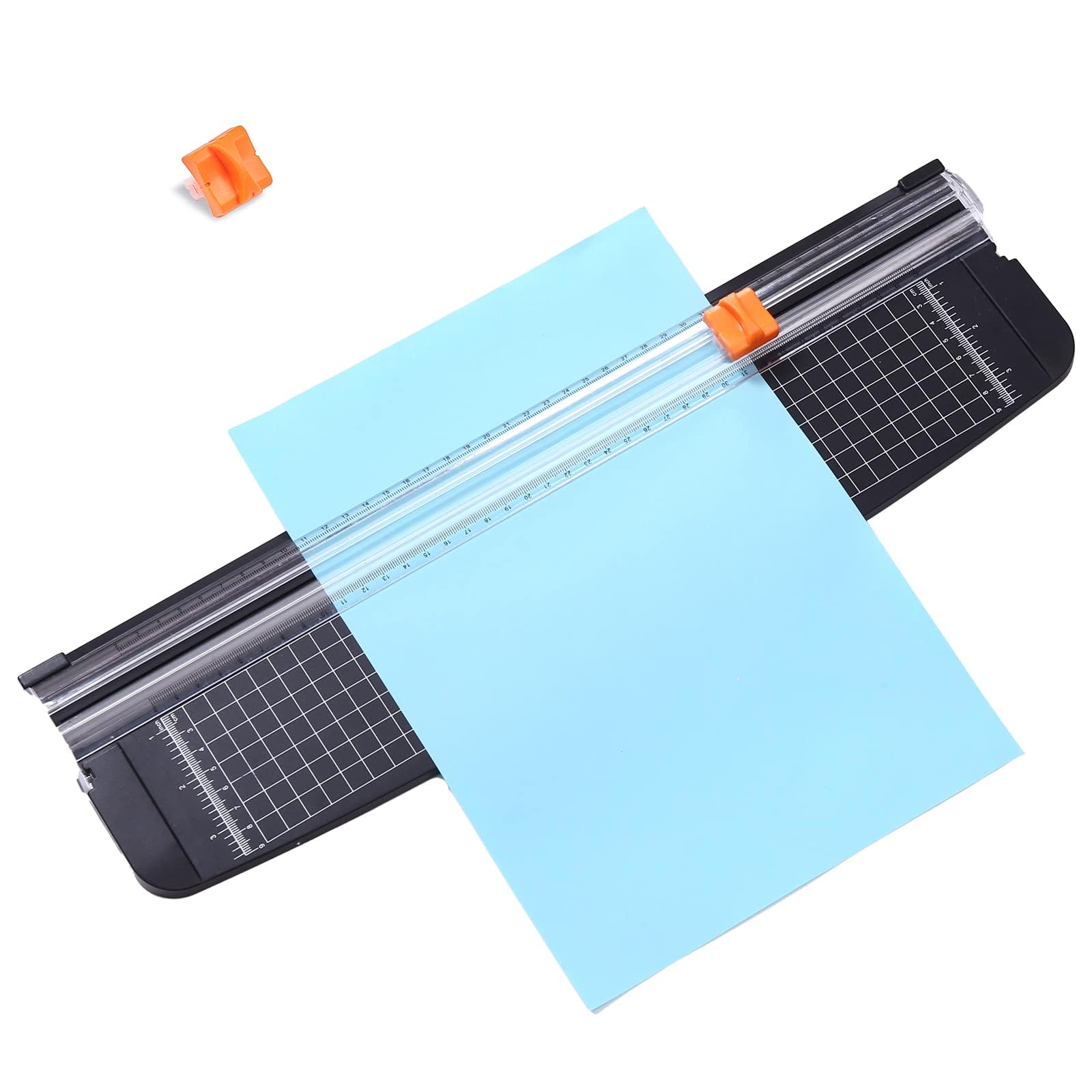 Photo 1 of ZEQUAN A3 Paper Cutter Slider Portable Trimmer - 18 Inch Paper Trimmer for Scrapbooking, Max. Cutting Length 16.5 Inch Craft Paper Cutter 10 Sheet Copy Paper Capacity