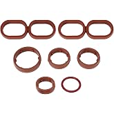 Engine Oil Filter Adapter O-Ring Seal Kit Replaces# 68191356AA, 68191356AB | Compatible with 2014-2021 Chrysler Dodge Jeep Ram 200 300 Pacifica Charger Challenger 1500 ProMaster 3.6L 3.2L (Red)