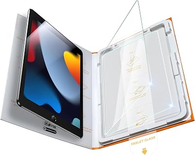TOPESCT iPad 10.2 Screen Protector 2 Pack Tempered Glass 9H 7th-9th Gen