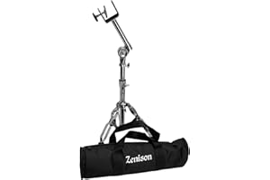 EDM Bongo Stand+GIG Bag, Chrome PRO Double BRACED Pivot Adjustable Latin Percussion