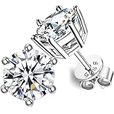 Super Flash Moissanite Stud Earrings Women Men Gift 1-4 Carat Laboratory Diamond S925 Silver Earrings Wedding Jewelry