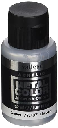 acrylicos Vallejo (32 ml Metall Farbe – Chrom