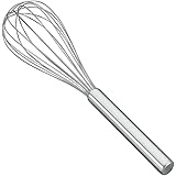 Metaltex 30 cm Stainless Steel Heavy Duty 8 Wire Whisk, Silver