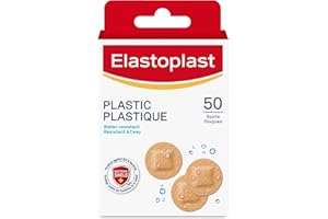 Elastoplast Plastic Water-Resistant Bandages for Small Wound Care and First Aid Kit, Discreet Size, Strong Adhesion, Repel Wa