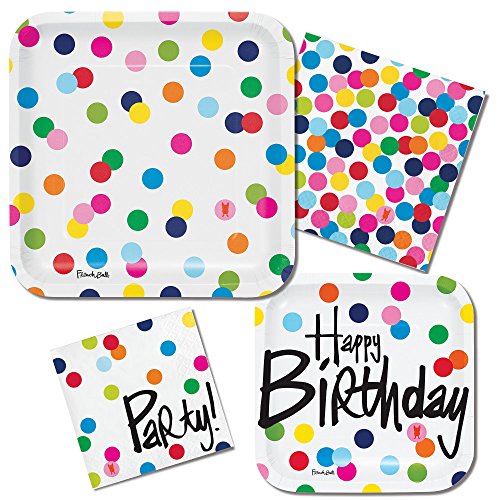 French Bull Birthday Dots- 3-Ply Luncheon Napkins, 20-Count - 322131