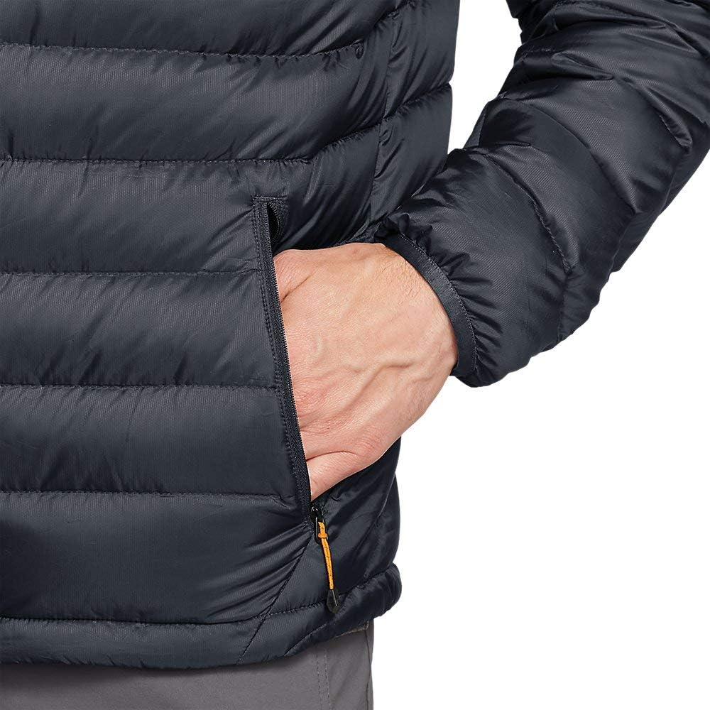 Eddie Bauer Men's Downlight Hooded Jacket at  Men’s Clothing store