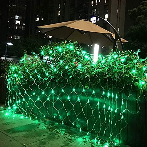 Fairy Tale Decorative Lights - Led Net Lights Christmas Tree Wrap Wedding Outdoor Party Garden Decoration 9.8 Ft X 6.6 Ft 200 LED 8 Mode Warm White