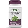Nature's Way Holy Basil Premium Extract - 450 mg Per Serving - Stress Support* - Plant-Based Adaptogen* - Gluten Free - 60 Vegan Capsules