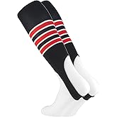 TCK Striped Baseball Stirrups Softball Stirrups 7 Inch