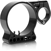 EUMTI 39MM Motorcycle Speedometer Side Mount Relocation Bracket, Odometer Instrument Handlebar Mounting Bracket Clamp Adjustable Compatible with Harley Sportster Iron 883 1200