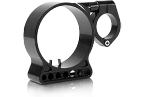 EUMTI 39MM Motorcycle Speedometer Side Mount Relocation Bracket, Odometer Instrument Handlebar Mounting Bracket Clamp Adjustable Compatible with Harley Sportster Iron 883 1200