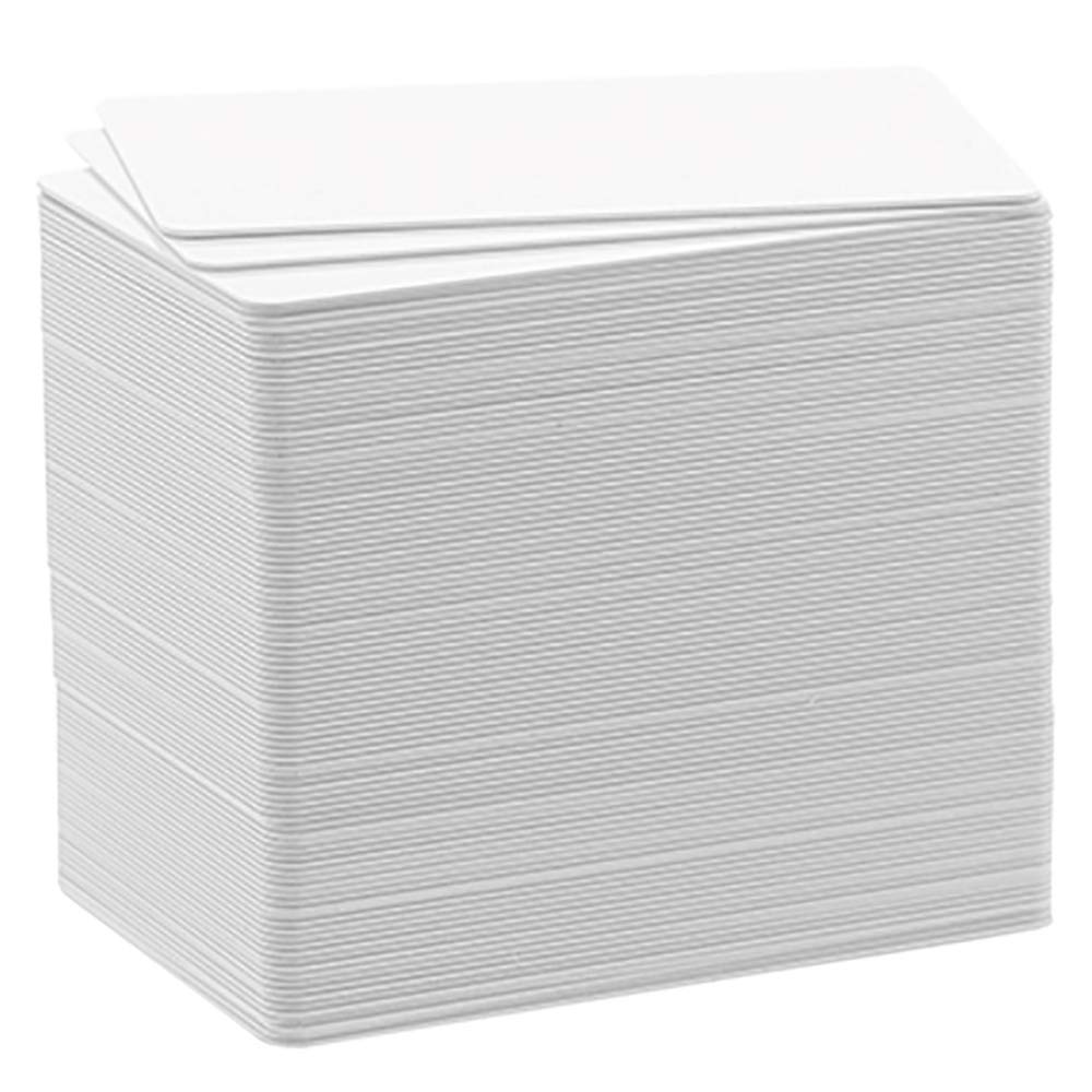 Durable 891502 Duracard Standard Cards, 100 Refill Pack for Duracard ID 300, (54 x 86 mm), 0.76 mm Thick PVC, White